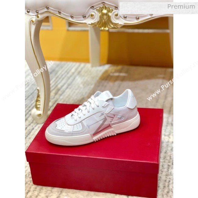 Valentino Calfskin VL7N Sneaker with Bands For Women and Men White 2020 (SY-20032703)