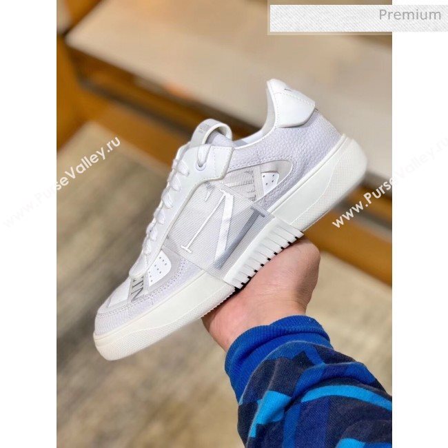 Valentino Calfskin VL7N Sneaker with Bands For Women and Men White 2020 (SY-20032703)