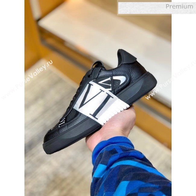 Valentino Calfskin VL7N Sneaker with Bands For Women and Men Black 2020 (SY-20032702)