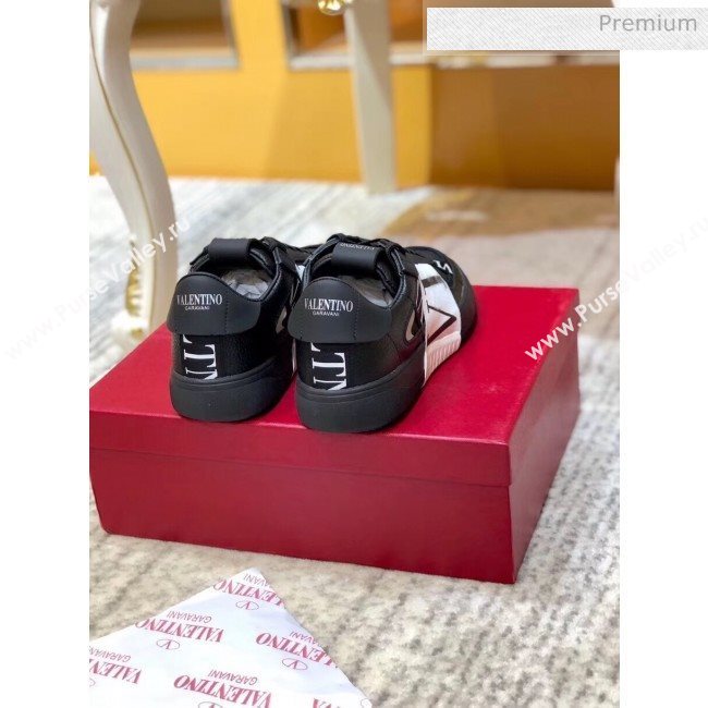 Valentino Calfskin VL7N Sneaker with Bands For Women and Men Black 2020 (SY-20032702)