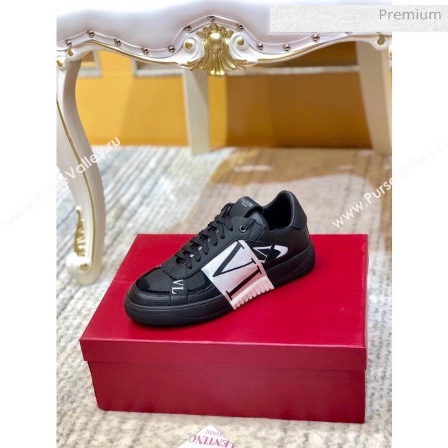 Valentino Calfskin VL7N Sneaker with Bands For Women and Men Black 2020 (SY-20032702)
