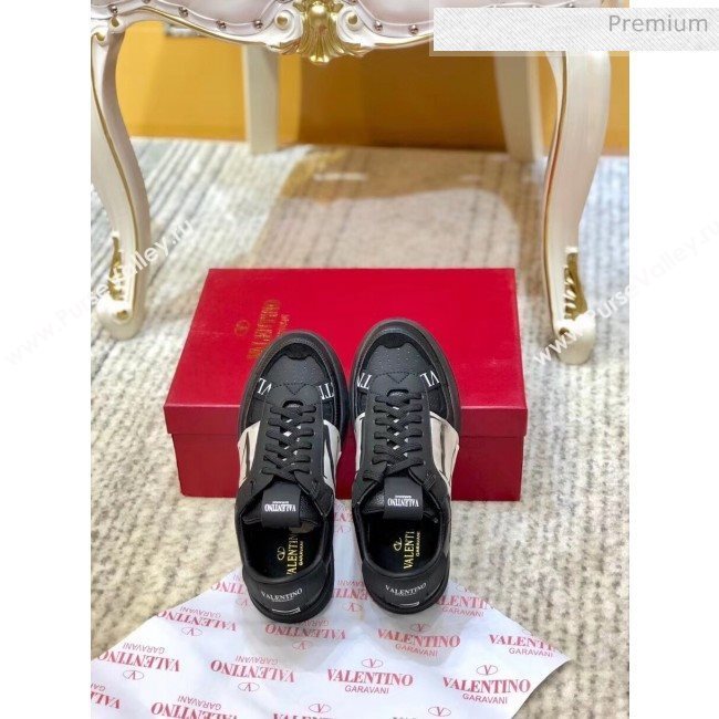 Valentino Calfskin VL7N Sneaker with Bands For Women and Men Black 2020 (SY-20032702)