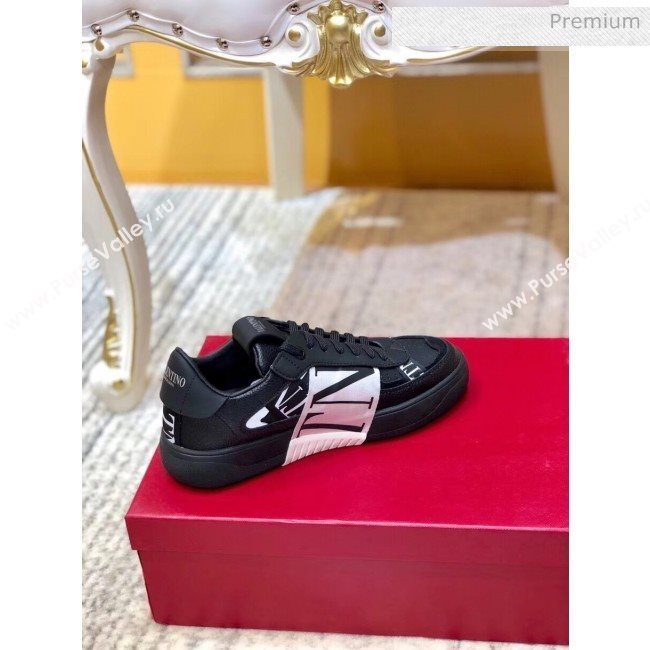 Valentino Calfskin VL7N Sneaker with Bands For Women and Men Black 2020 (SY-20032702)