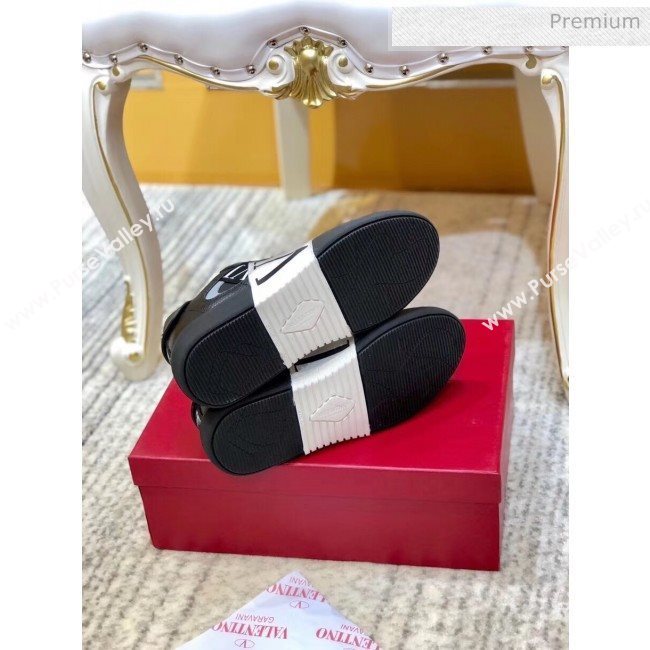 Valentino Calfskin VL7N Sneaker with Bands For Women and Men Black 2020 (SY-20032702)