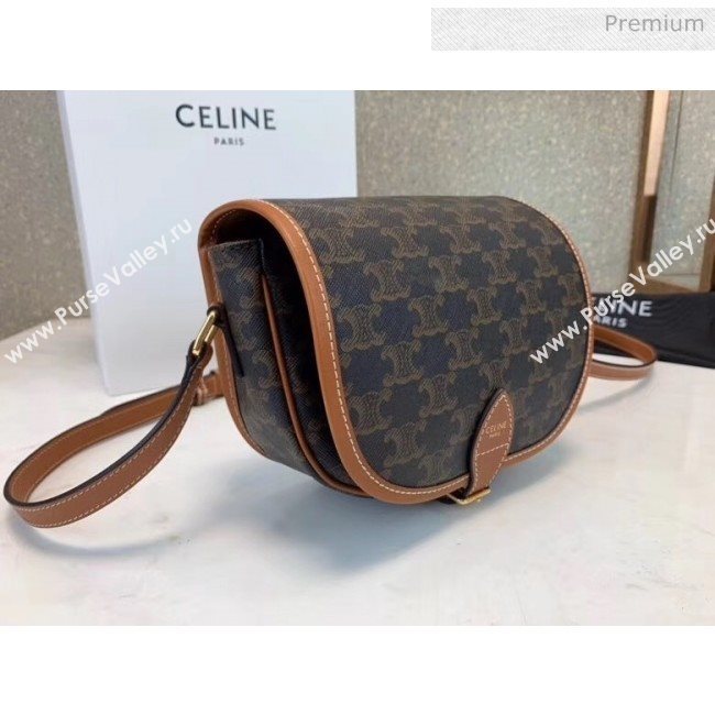 Celine Folco Triomphe Canvas Mdoium Shoulder Bag 2019 (JQE-20032801)