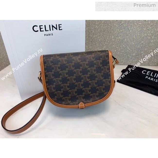 Celine Folco Triomphe Canvas Mdoium Shoulder Bag 2019 (JQE-20032801)