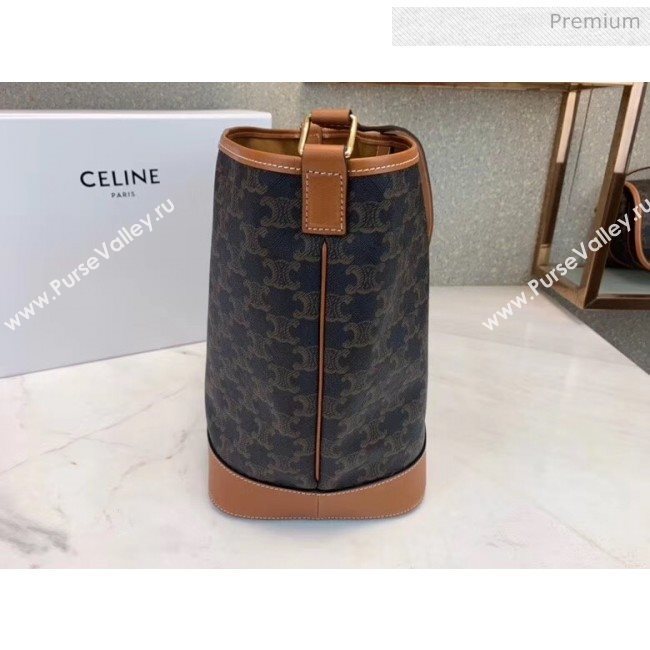 Celine Triomphe Canvas Medium Bucket Bag 2019 (JQE-20032804)