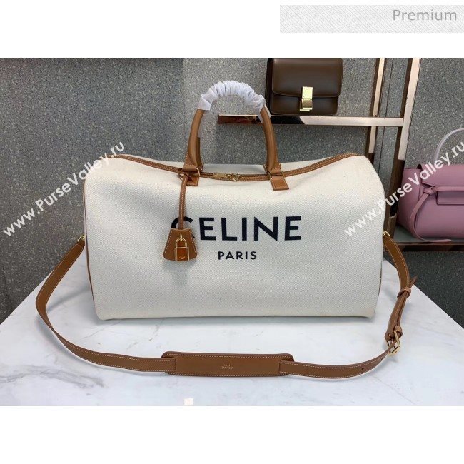 Celine Voyage Canvas Large Bag White 2019 (JQE-20032813)