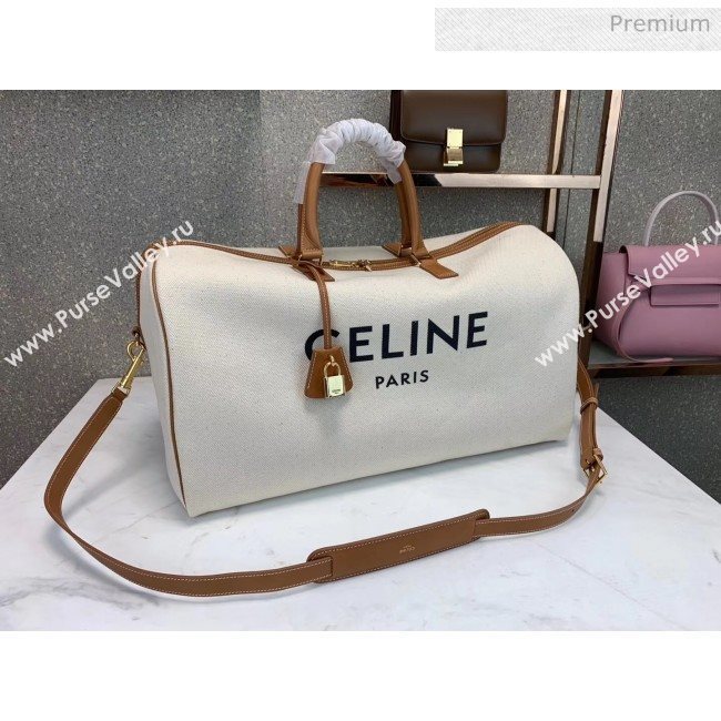Celine Voyage Canvas Large Bag White 2019 (JQE-20032813)