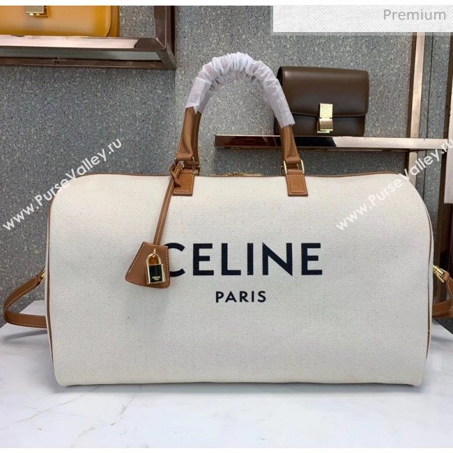 Celine Voyage Canvas Large Bag White 2019 (JQE-20032813)