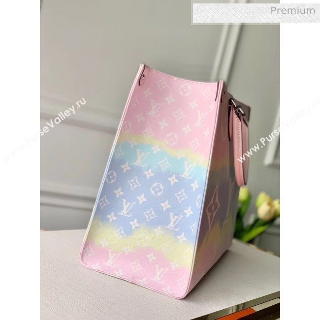 Louis Vuitton LV Escale Onthego Monogram Canvas Large Tote M45119 Pink 2020 (K-20040231)