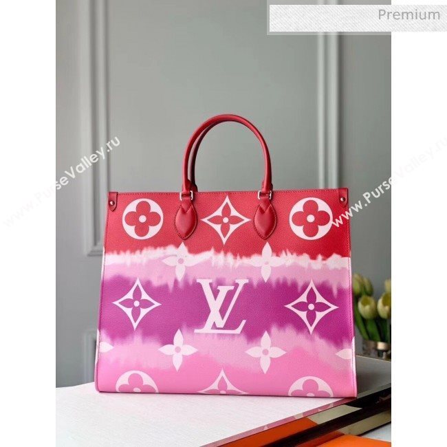 Louis Vuitton LV Escale Onthego Monogram Canvas Large Tote M45121 Red 2020 (K-20040232)