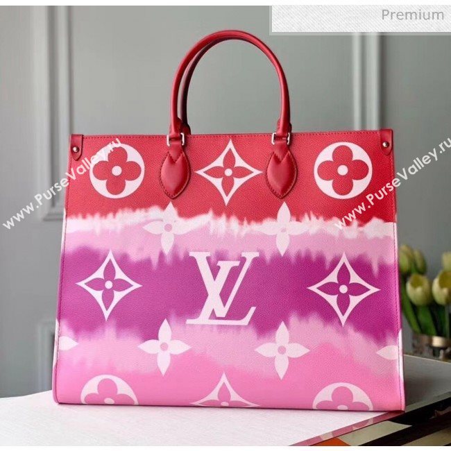 Louis Vuitton LV Escale Onthego Monogram Canvas Large Tote M45121 Red 2020 (K-20040232)