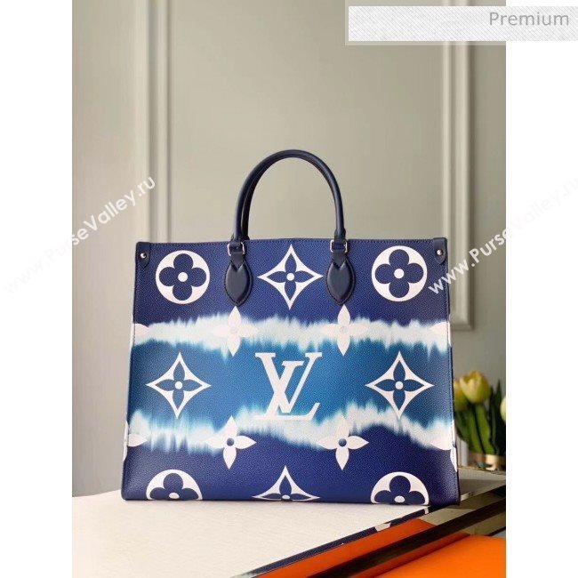 Louis Vuitton LV Escale Onthego Monogram Canvas Large Tote M45120 Blue 2020 (K-20040233)