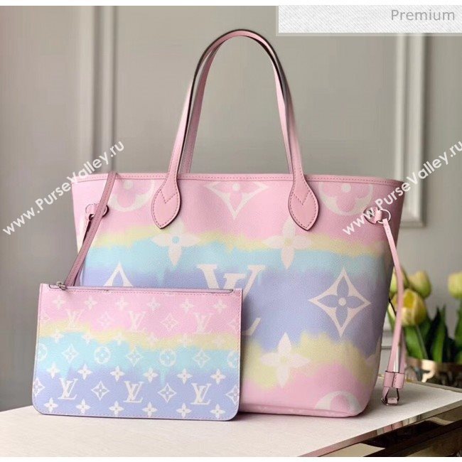 Louis Vuitton LV Escale Neverfull MM Bag M45270 Pink 2020 (K-20040234)