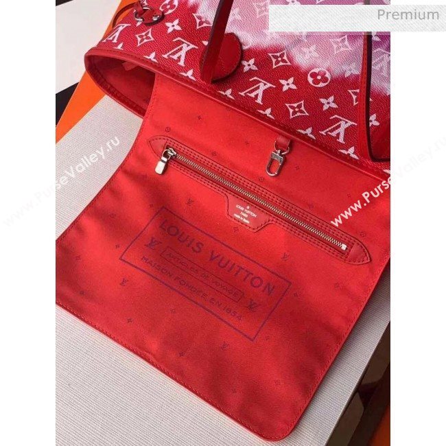 Louis Vuitton LV Escale Neverfull MM Bag M45127 Red 2020 (K-20040235)