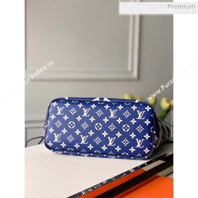 Louis Vuitton LV Escale Neverfull MM Bag M45128 Blue 2020 (K-20040236)