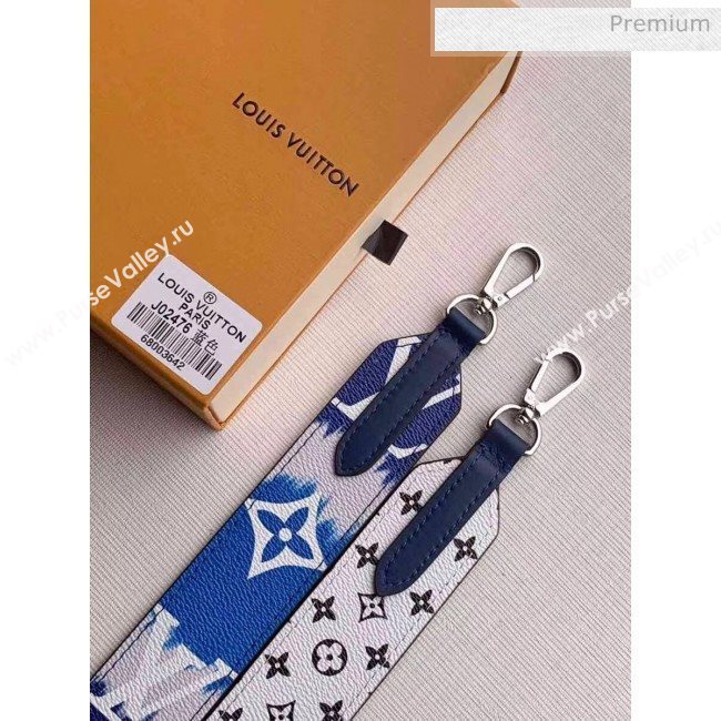 Louis Vuitton Monogram canvas LV Escale Bandoulière Strap J02476 Blue 2020 (K-20040242)