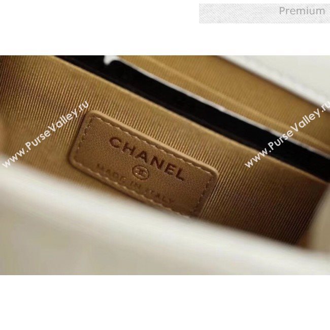 Chanel Imitation Pearls Square Clutch with Chain Bag AP0997 White 2020 (JY-20040313)