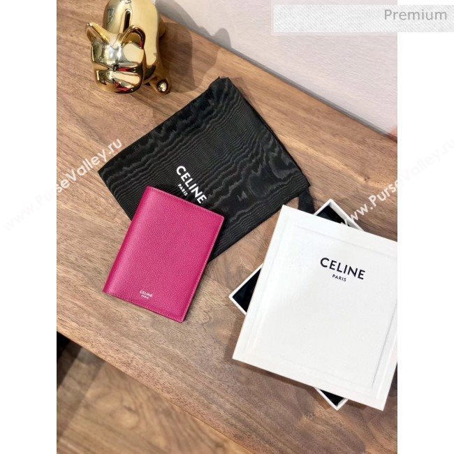 Celine Grained Calfskin Pocket Organizer Rosy 2020 (BXL-20040208)