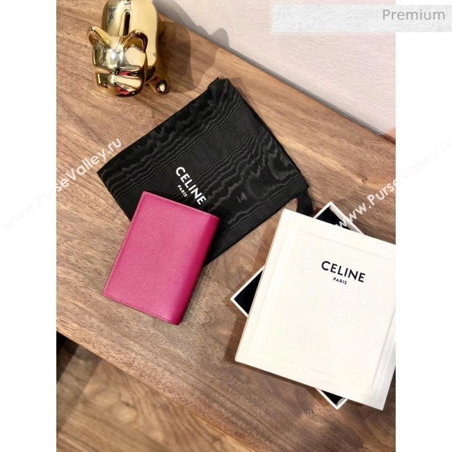 Celine Grained Calfskin Pocket Organizer Rosy 2020 (BXL-20040208)