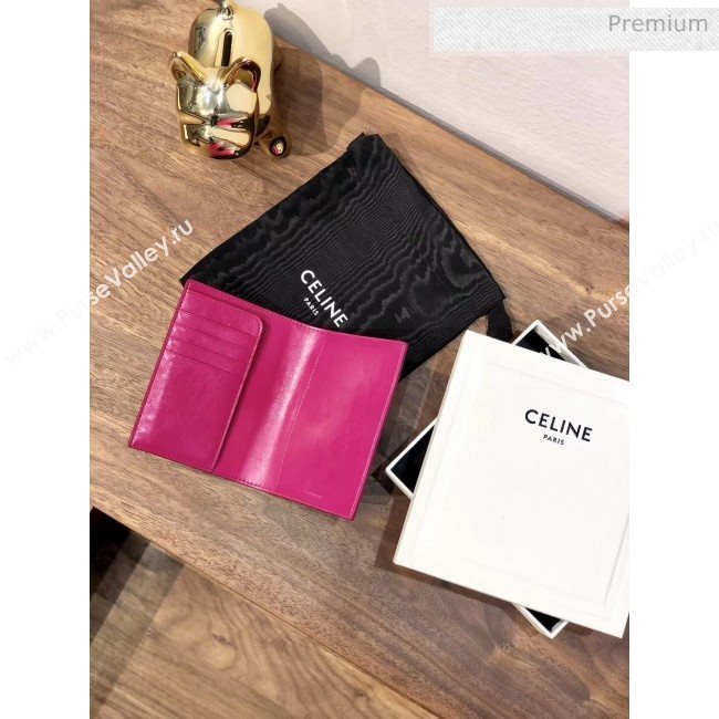 Celine Grained Calfskin Pocket Organizer Rosy 2020 (BXL-20040208)