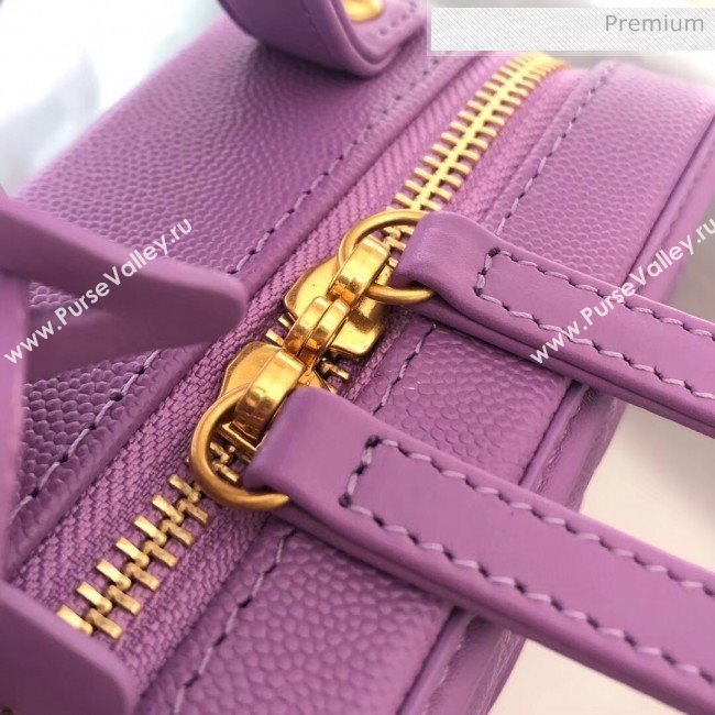 Chanel Grained Calfskin Small Vanity Case Bag A93342 Purple 2019 (YD-20040311)