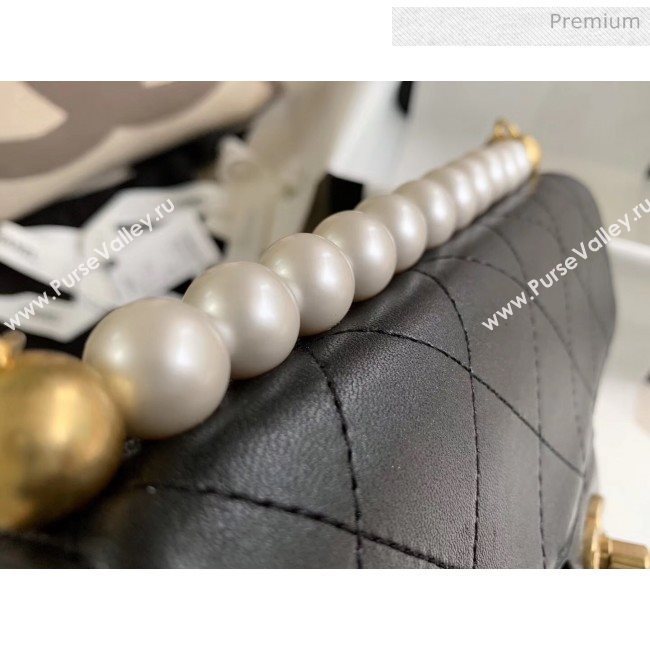 Chanel Clutch Bag with Chain And Imitation Pearls AP1001 Black 2020 (JY-20040302)