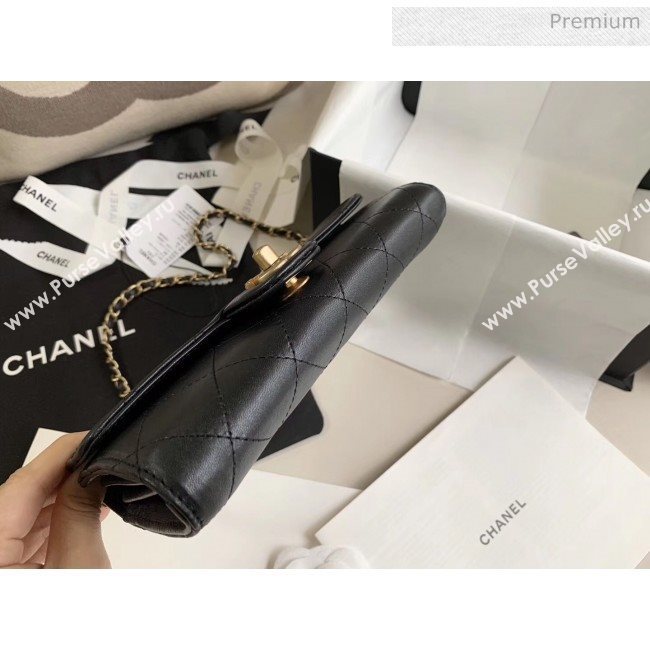 Chanel Clutch Bag with Chain And Imitation Pearls AP1001 Black 2020 (JY-20040302)