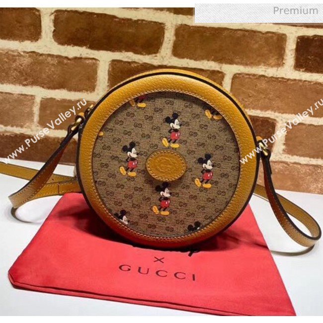 Gucci Disney x Gucci Mickey Mouse Round Shoulder Bag 603938 2020 (LX-20040735)