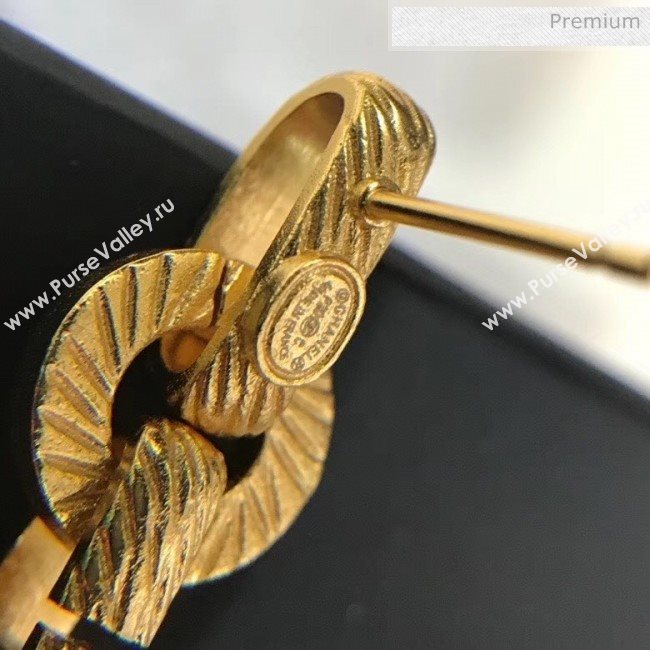 Chanel CC Gold Metal Earrings 05 2020 (YF-20040630)