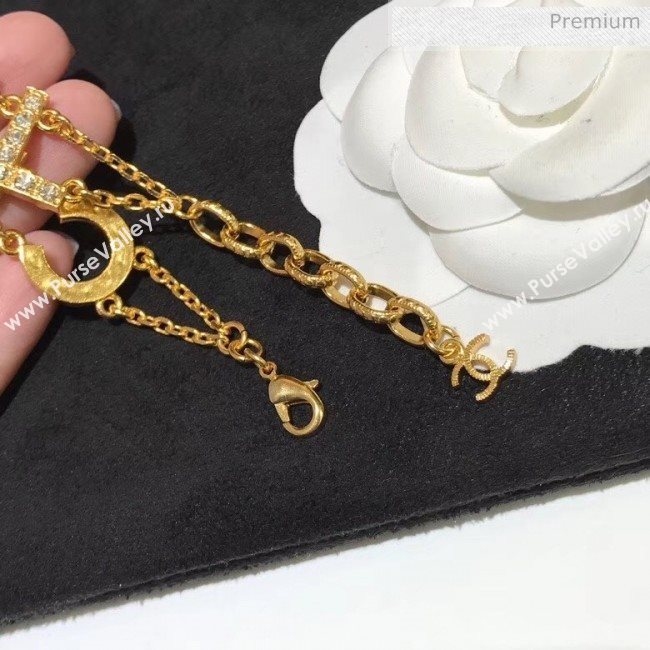 Chanel Crystal Logo Bracelet 06 2020 (YF-20040631)
