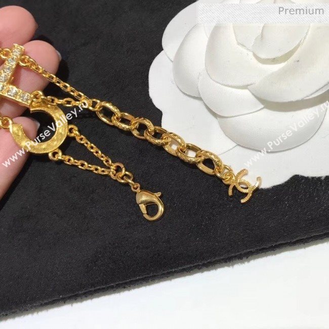 Chanel Crystal Logo Bracelet 06 2020 (YF-20040631)