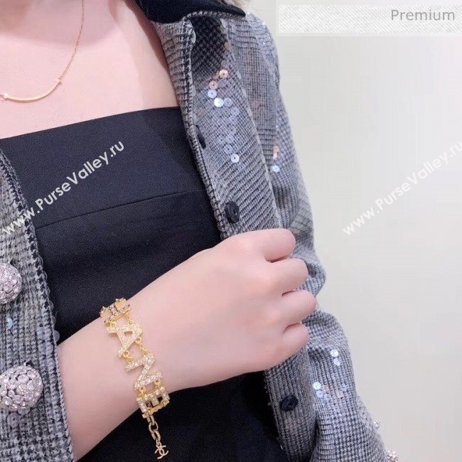 Chanel Crystal Logo Bracelet 06 2020 (YF-20040631)