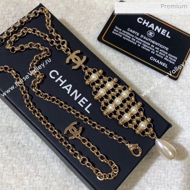 Chanel Pearls Necklace 09 2020 (YF-20040635)