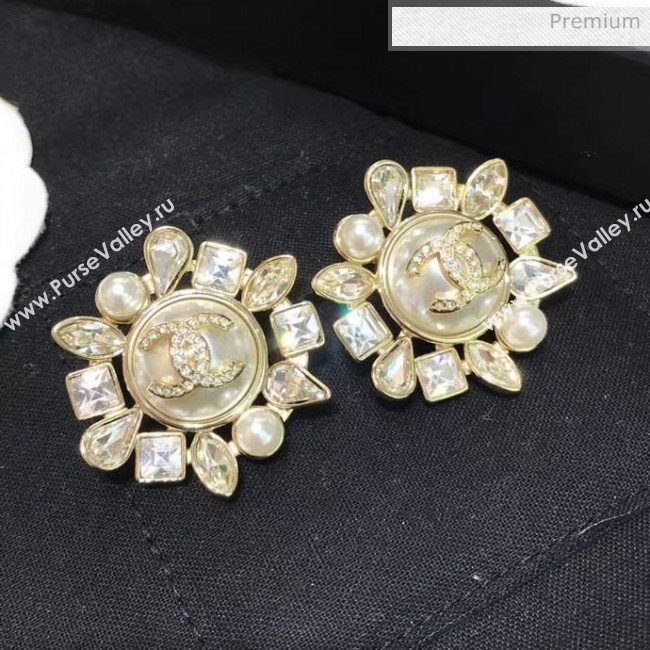 Chanel Big Crystal Earrings 13 2020 (YF-20040639)