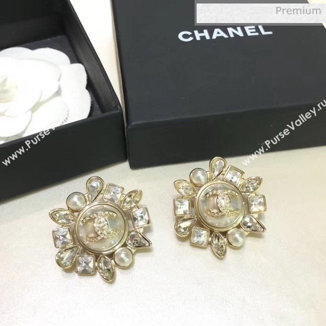 Chanel Big Crystal Earrings 13 2020 (YF-20040639)