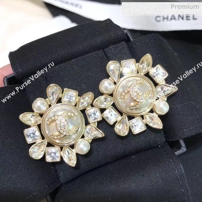 Chanel Big Crystal Earrings 13 2020 (YF-20040639)