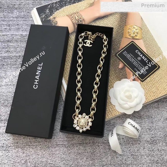 Chanel Big Crystal Necklace 14 2020 (YF-20040640)