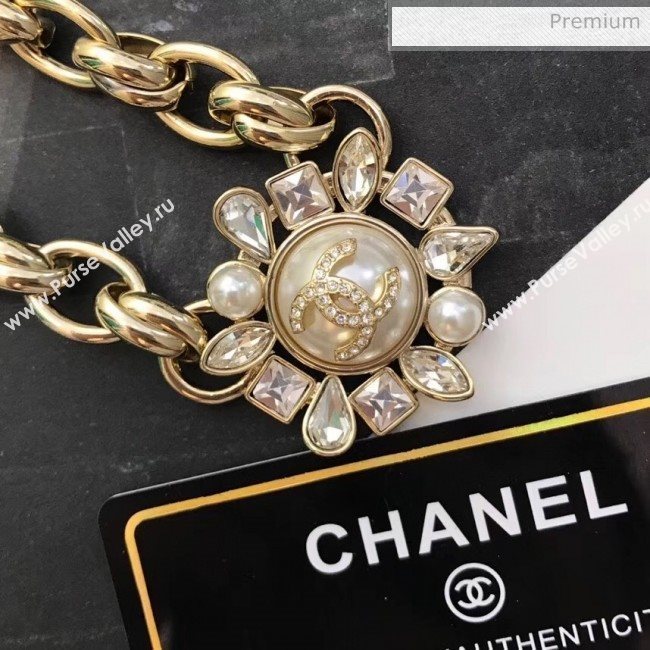 Chanel Big Crystal Necklace 14 2020 (YF-20040640)