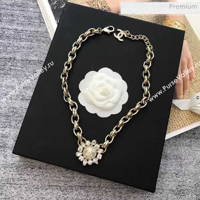 Chanel Big Crystal Necklace 14 2020 (YF-20040640)