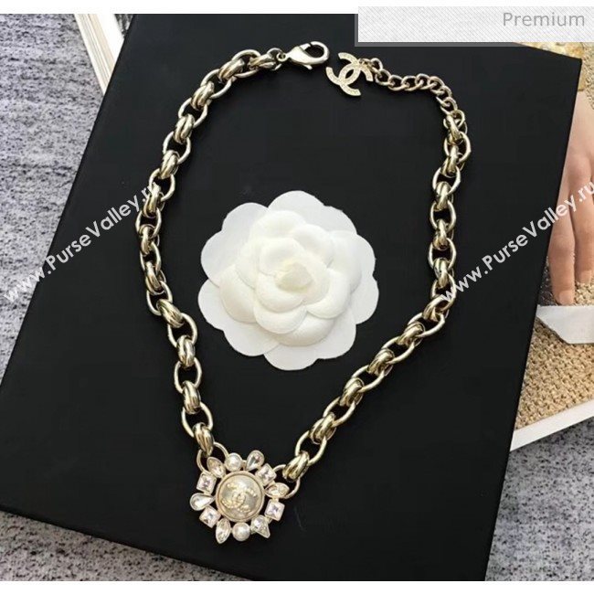 Chanel Big Crystal Necklace 14 2020 (YF-20040640)