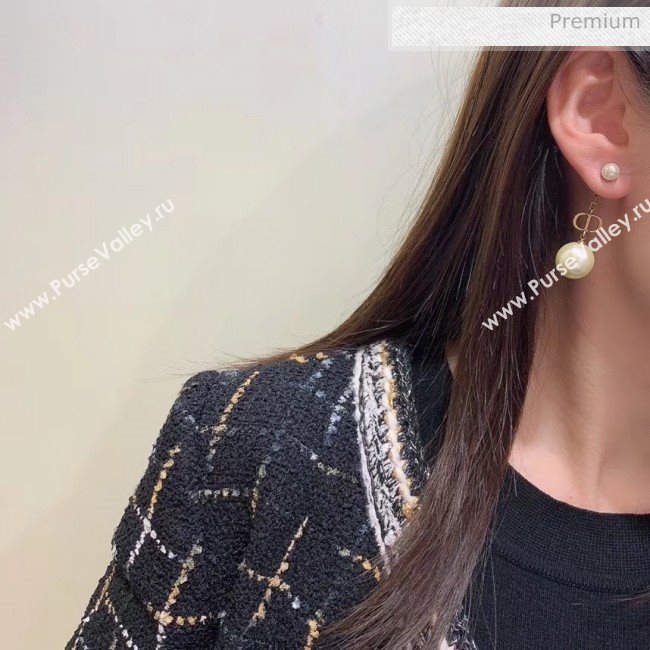 Dior Pearl CD Earrings 17 2020 (YF-20040643)