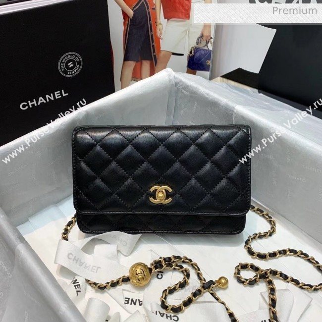 Chanel Metal Wallet on Chain WOC Bag AP1450 Black 2020 (JY-20040717)