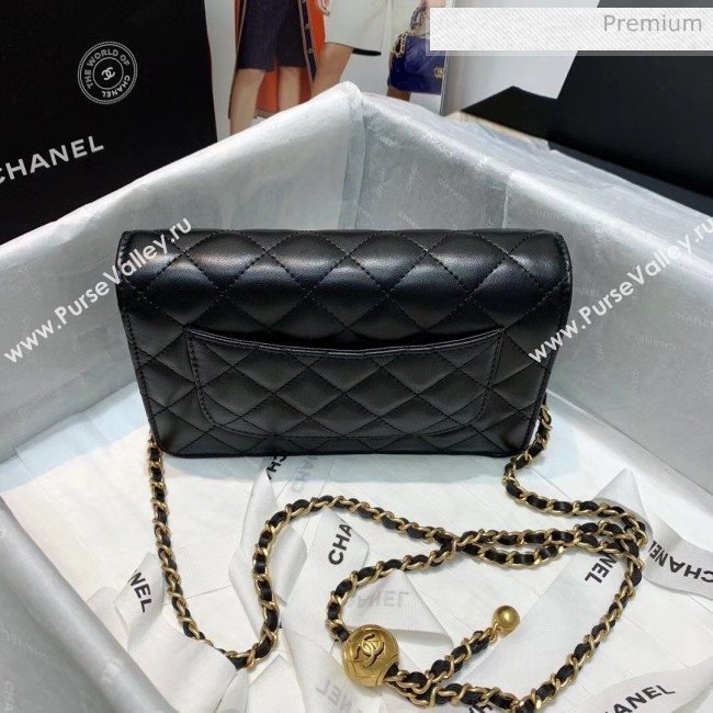 Chanel Metal Wallet on Chain WOC Bag AP1450 Black 2020 (JY-20040717)