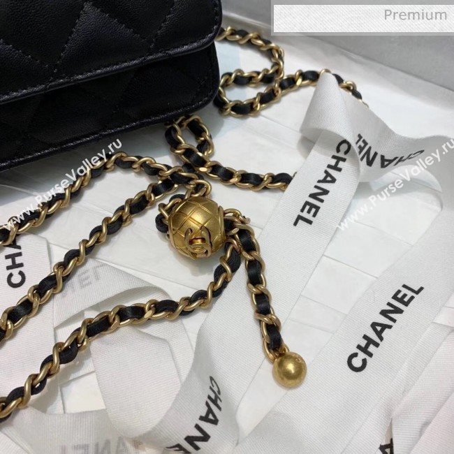 Chanel Metal Wallet on Chain WOC Bag AP1450 Black 2020 (JY-20040717)