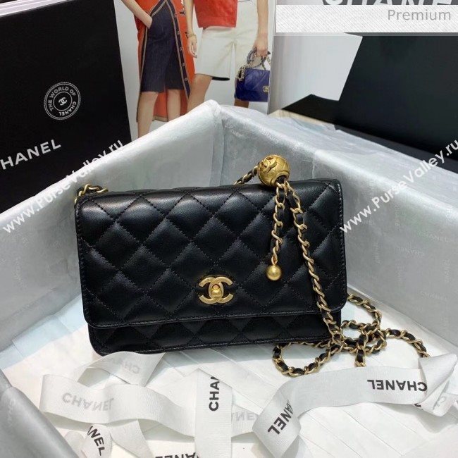 Chanel Metal Wallet on Chain WOC Bag AP1450 Black 2020 (JY-20040717)
