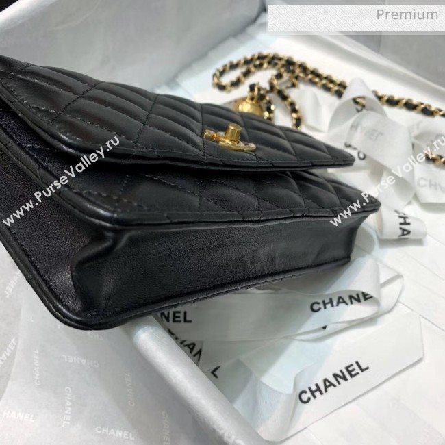 Chanel Metal Wallet on Chain WOC Bag AP1450 Black 2020 (JY-20040717)