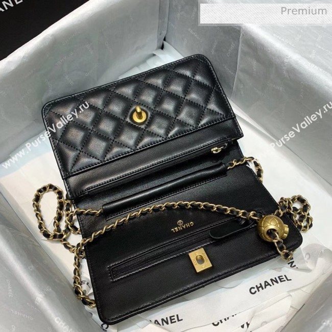Chanel Metal Wallet on Chain WOC Bag AP1450 Black 2020 (JY-20040717)
