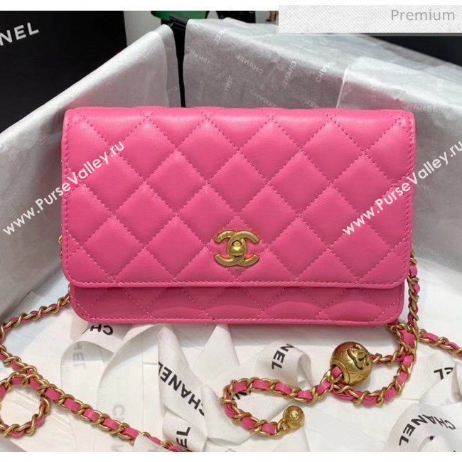 Chanel Metal Wallet on Chain WOC Bag AP1450 Rosy 2020 (JY-20040718)